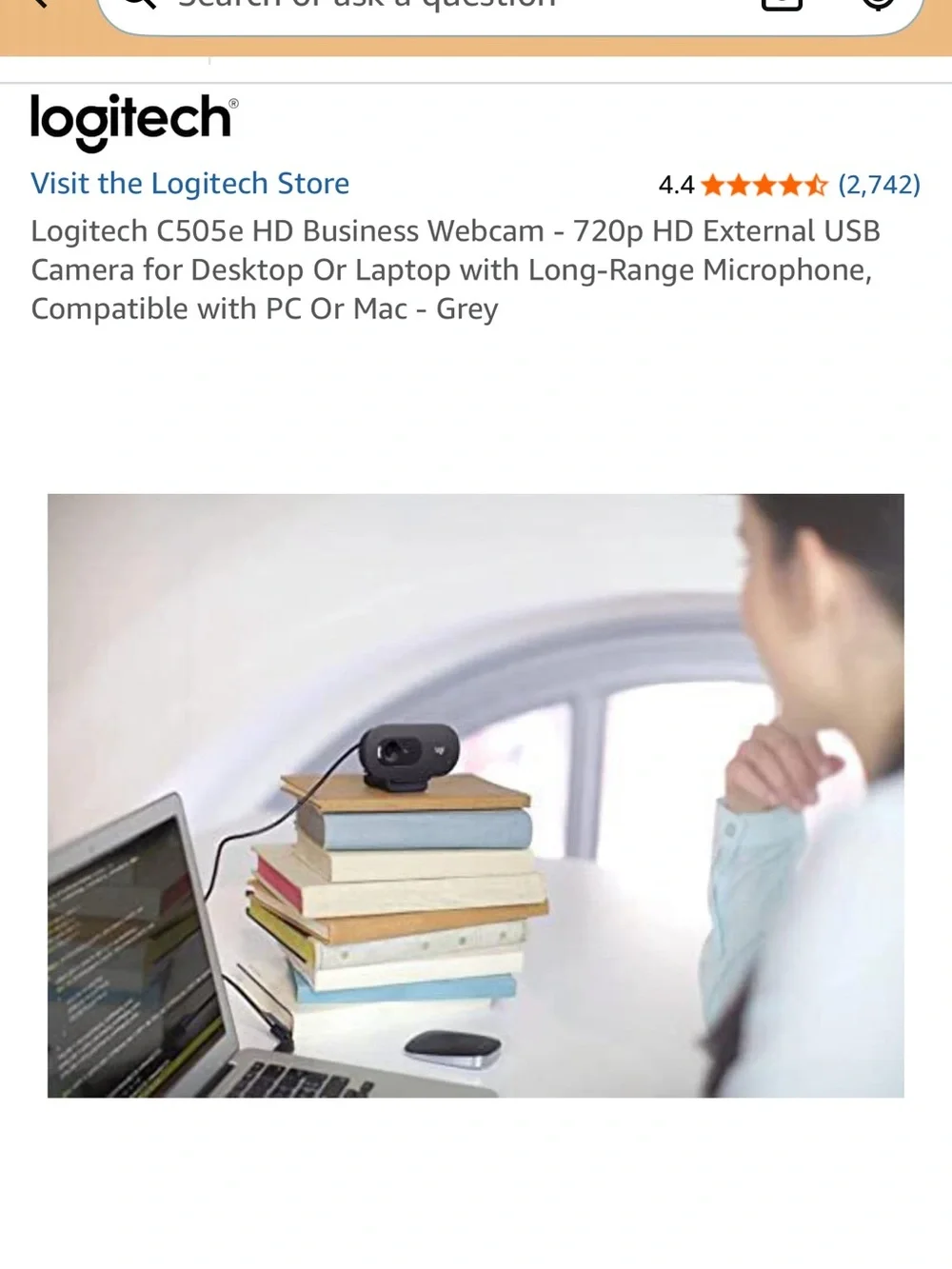 Logitech C505e HD Webcam